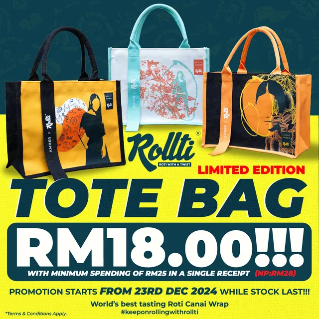 Rollti Limited Edition Tote Bags